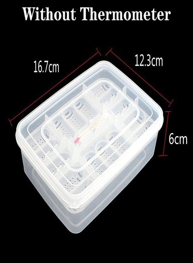 Still Awake Reptile Egg Incubator Professional Hatcher Hatching Box Case Tray Plastic Breeding Incubator for Hatching Snake,Lizards, Reptiles,Gecko(16 Slots Without Thermometer) - Image 2
